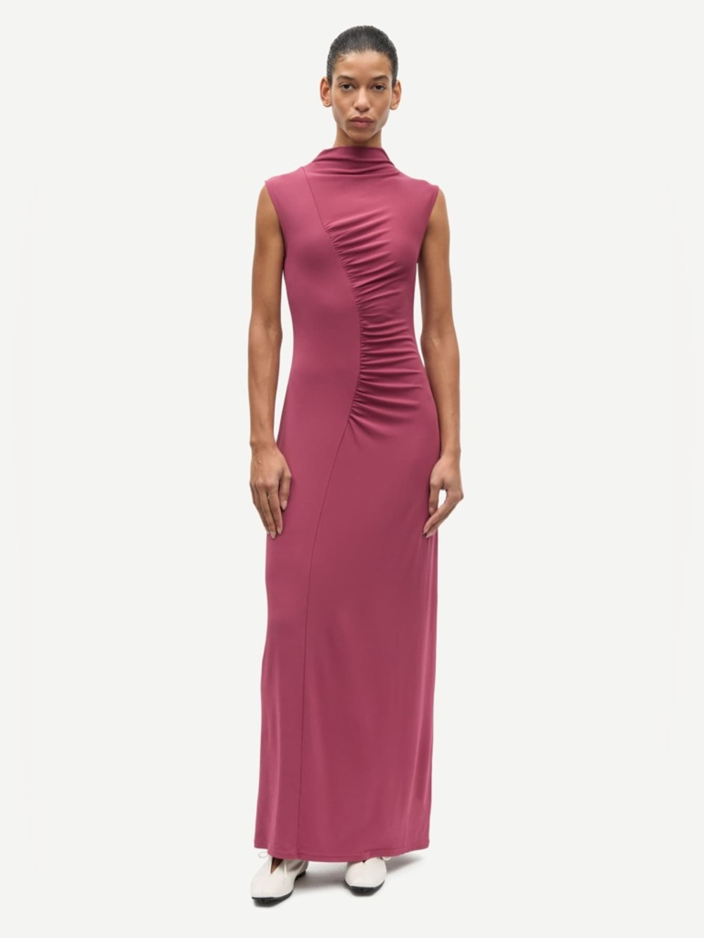 Samsoe Saandressa Dress In Dry Rose Size Medium NWT
